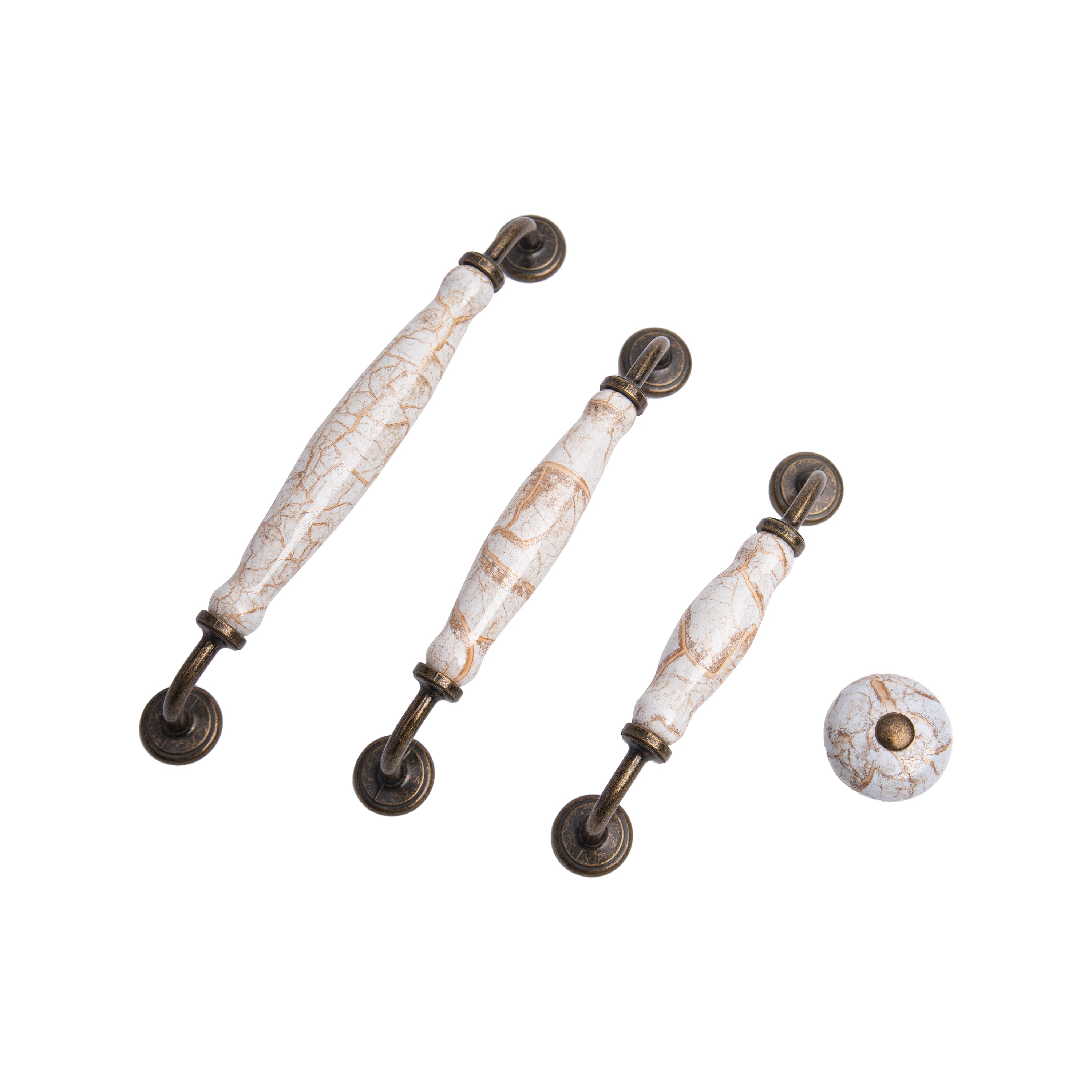 Promenade Dome Bar Handle – Ceramic drawer handle