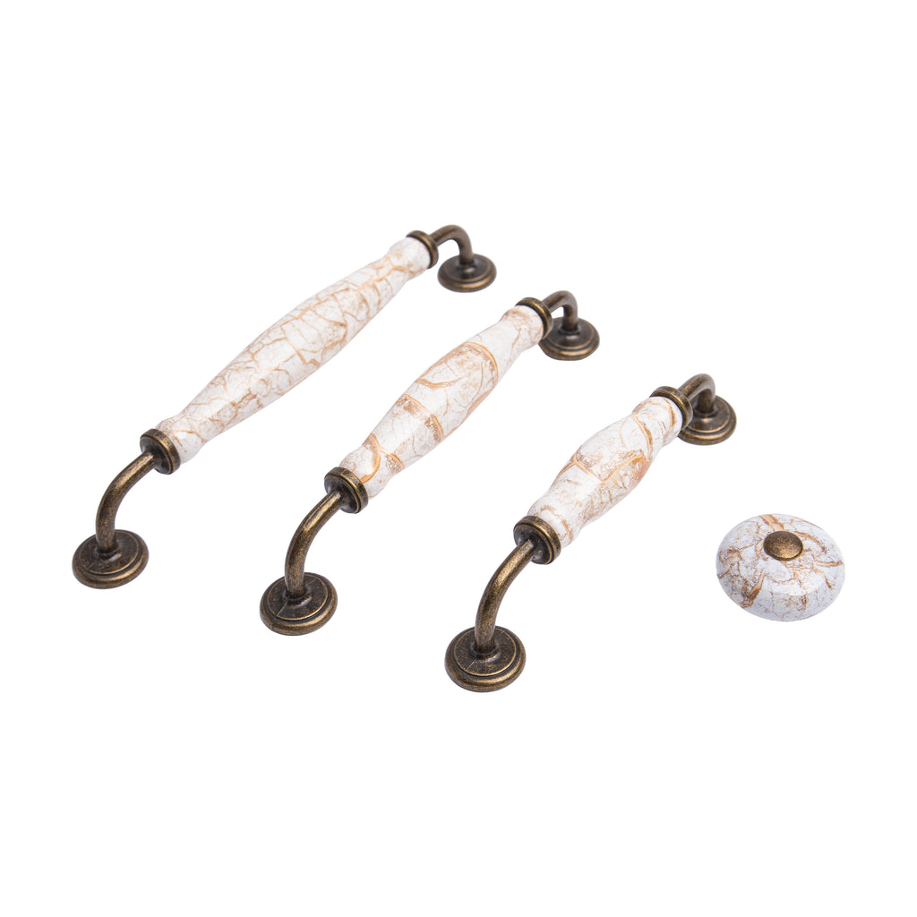 Promenade Dome Bar Handle – Ceramic drawer handle