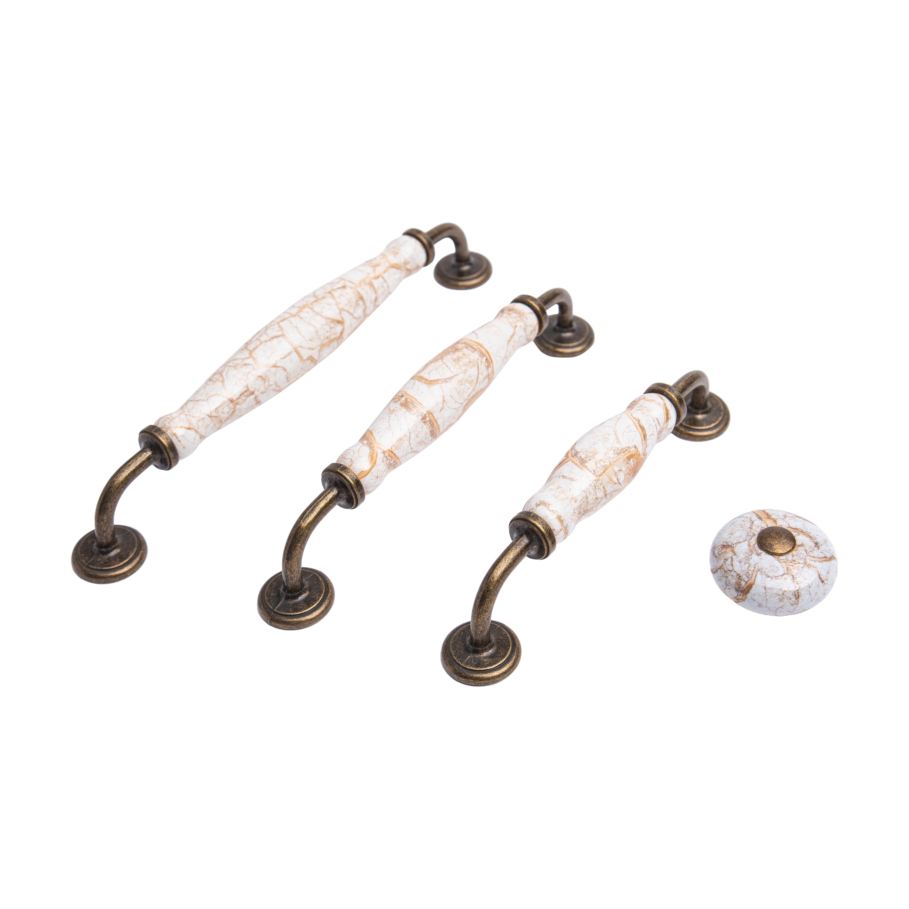 Promenade Dome Bar Handle – Ceramic drawer handle