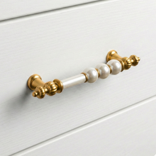 Venezia Bead Bar Handle – Ceramic drawer handle — view 4