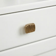 Square Solid Brass Cabinet Handle – Brass wardrobe handles — view 1