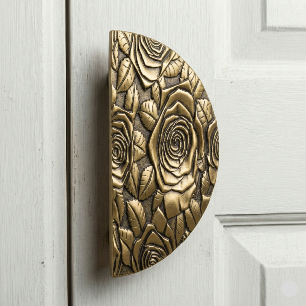 Grand Solid Brass Door Handle – Brass Long handles