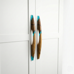 Resin Inlay Linear Handle – Wood Resin Long handles
