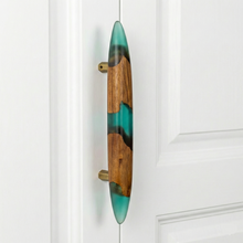 Dusk Wood Resin Door Handle – Wood Resin Long handles — view 1