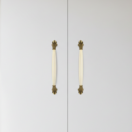 Barolo Fluted Bar Handle – Ceramic drawer handle