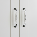 Siena Slim Oval Handle – Ceramic drawer handle