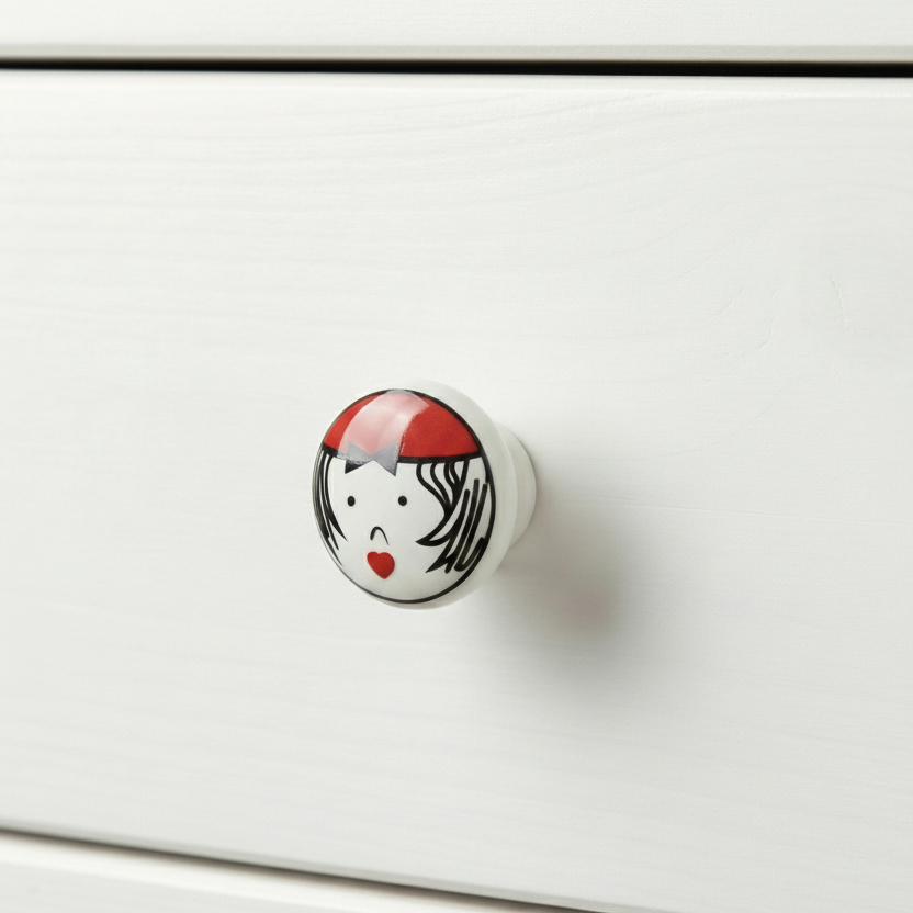 Fun-Face Artisan Knob – Ceramic Knob