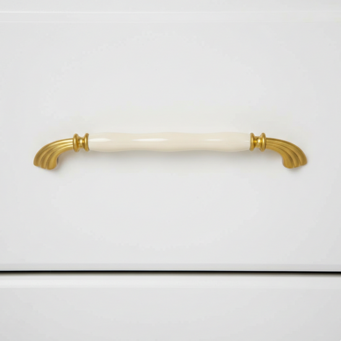 Perla Bead Bar Handle in Ceramic