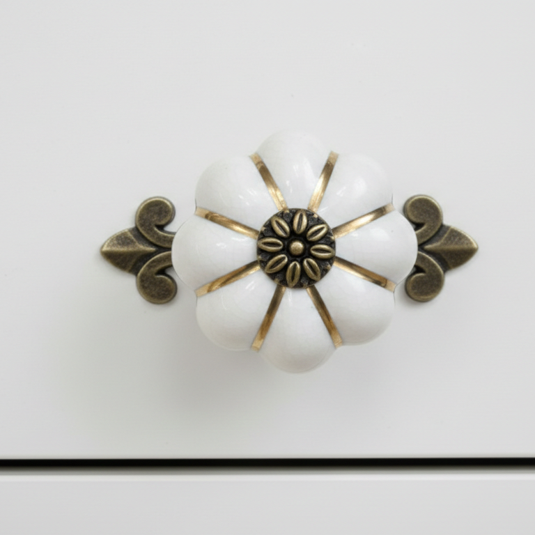 Duo Elongated Knob – Ceramic Knob