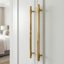 Duo-Gloss Wardrobe Handle – Aluminium wardrobe handles — view 2