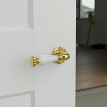 Galleria Ceramic Lever Mortise Set – Ceramic Mortise Handles — view 3