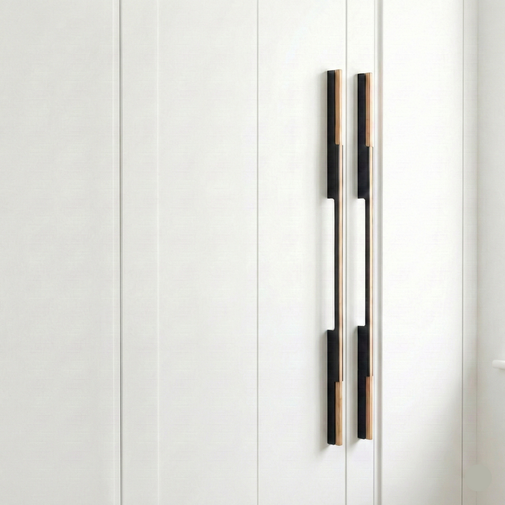 Smoky Dual-Tone Wardrobe Handle – Aluminium wardrobe handles