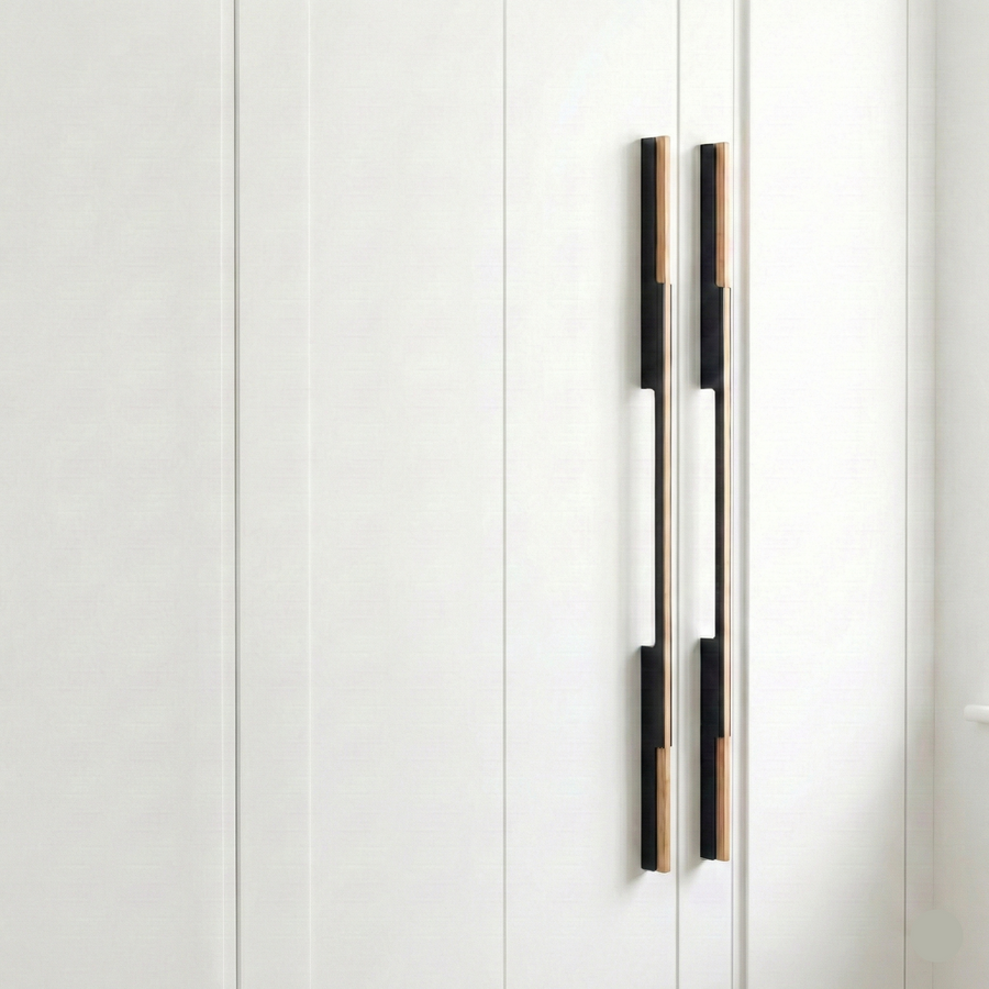 Smoky Dual-Tone Wardrobe Handle – aluminium wardrobe handle, view 4
