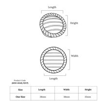 Heritage Coin Knob – Ceramic Knob — view 5