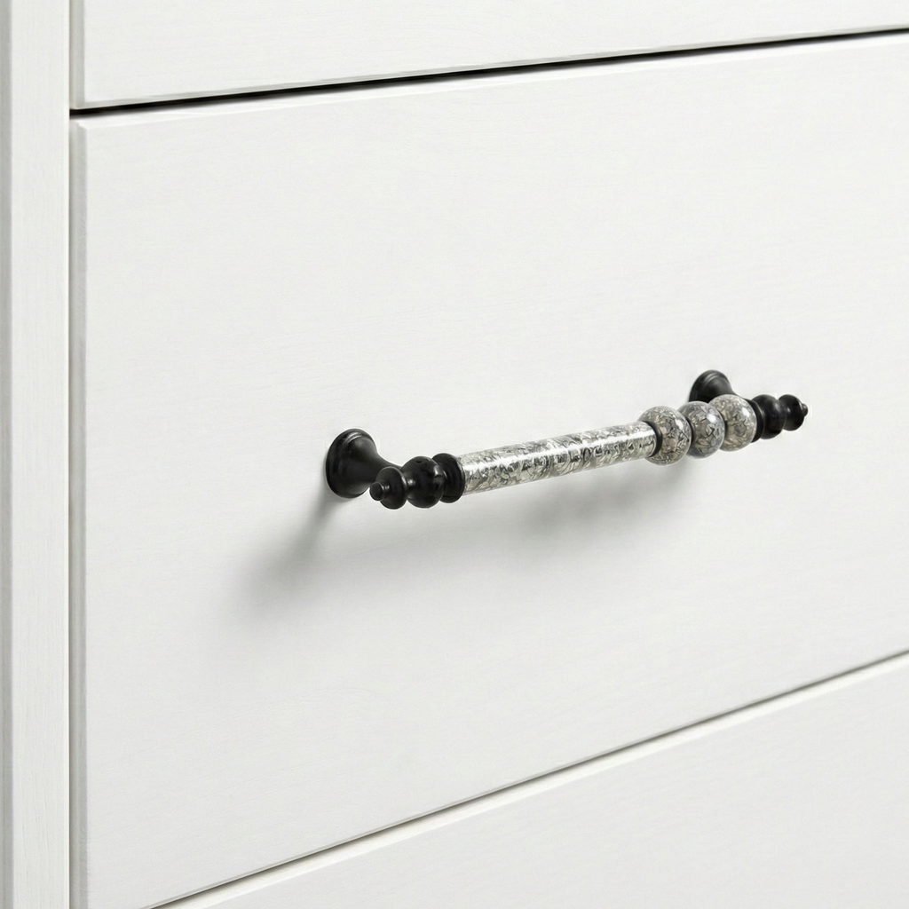 Venezia Bead Bar Handle – Ceramic drawer handle