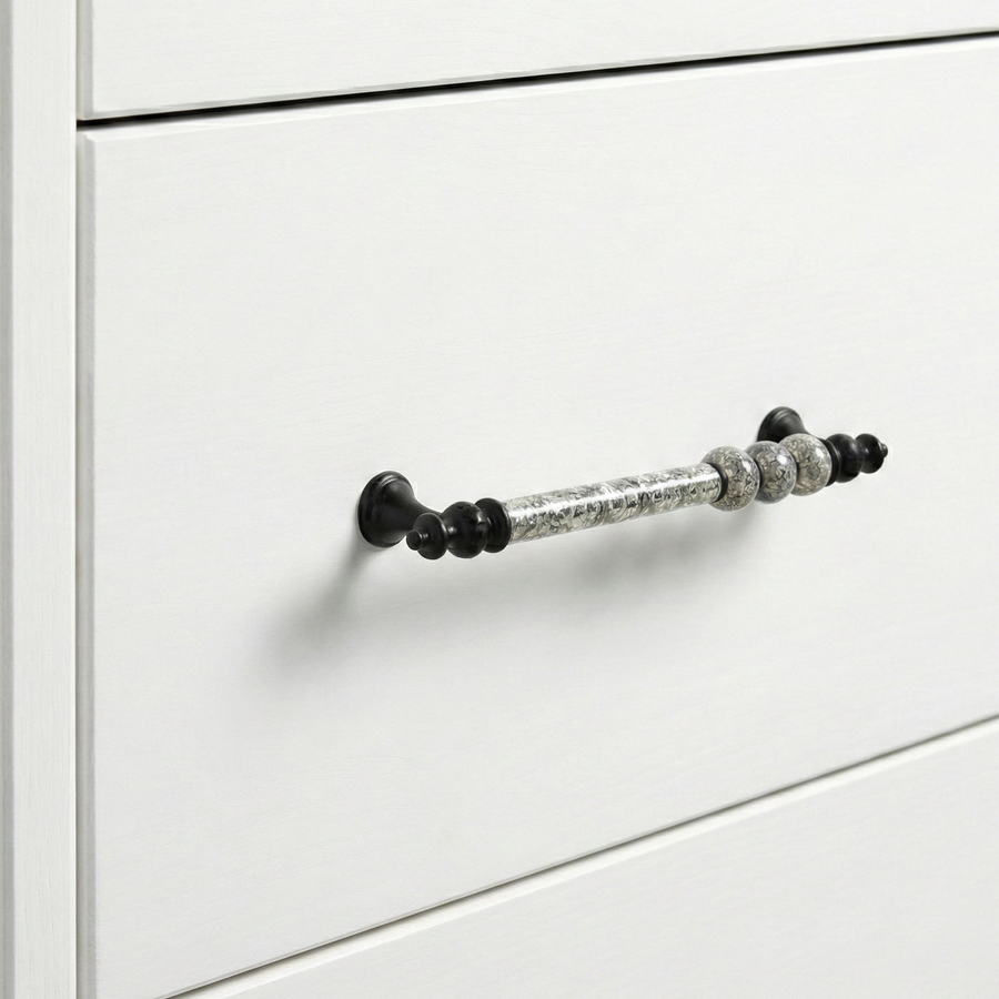 Venezia Bead Bar Handle – ceramic drawer handle, view 7