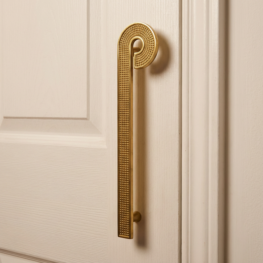 Prestige Flange Brass Handle – brass long handle, view 2