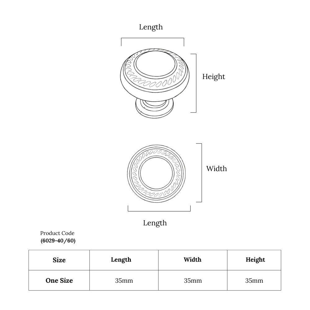Eclipso Rimline Knob – Ceramic Knob
