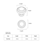 Eclipso Rimline Knob – Ceramic Knob