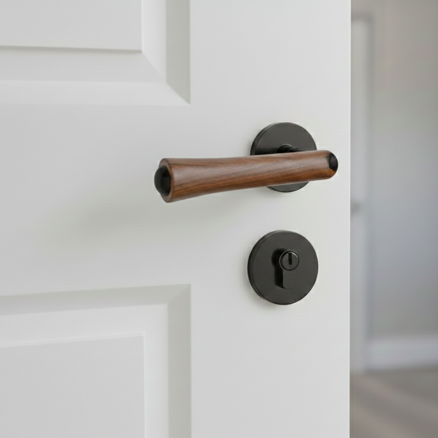 Duo Rose Lever Mortise Set – Mortise Handles