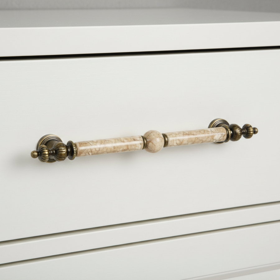 Marchesa Bead Lolak Handle in Brown – ceramic drawer handle