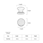 Duotone Disc Knob – Ceramic Knob