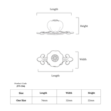 Bevel Elongated Knob – Ceramic Knob — view 5