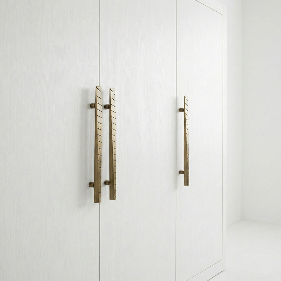Curator Curved Brass Door Handle – Brass handles