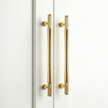 Persona T-Bar Cabinet Handle – Zinc drawer handle — view 2