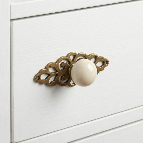Renoir Sculpted Knob in Sedef Pearl
