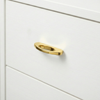 Stretto Compact Bar Handle – Zinc drawer handle