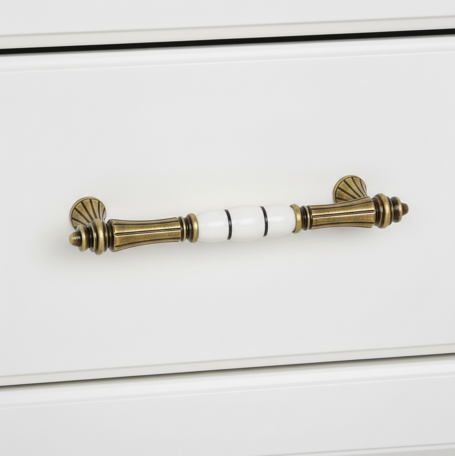 Equinox Rimline Bar Handle – ceramic drawer handle, view 3