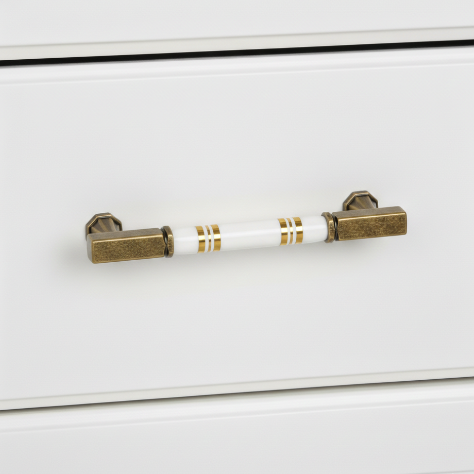 Orbis Globe Bar Handle – Ceramic drawer handle