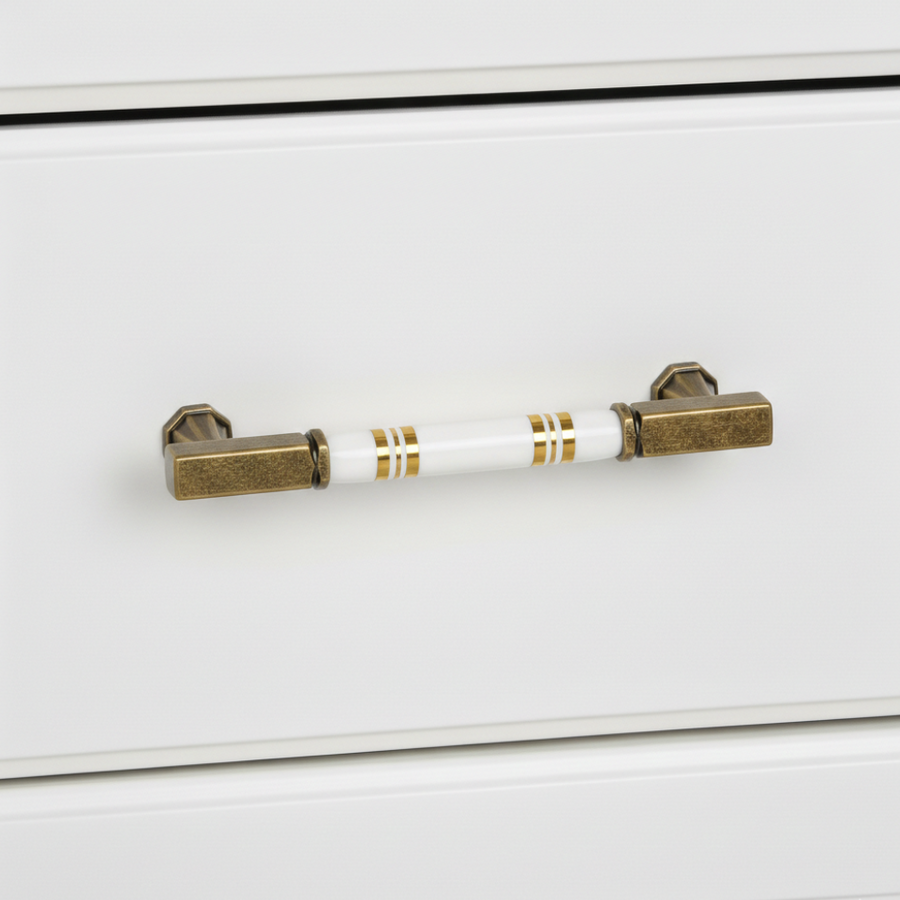Orbis Globe Bar Handle in Antique – ceramic drawer handle