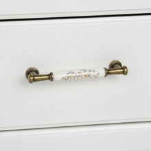 Palazzo Oval Bar Handle – Ceramic drawer handle — view 1
