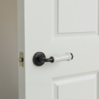 Nocturne Cracked Mortise Set – Ceramic Mortise Handles