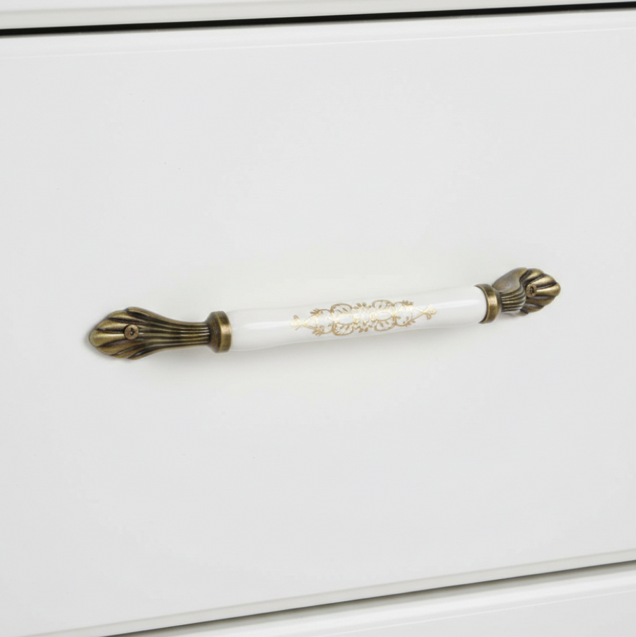 Verona Dome Compact Handle – ceramic drawer handle, view 2