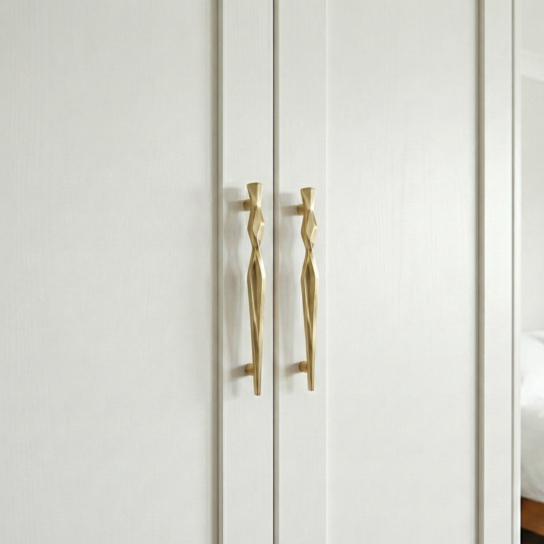 Eiffel Linear Brass Door Handle – Brass handles