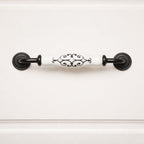 Siena Slim Oval Handle – Ceramic drawer handle