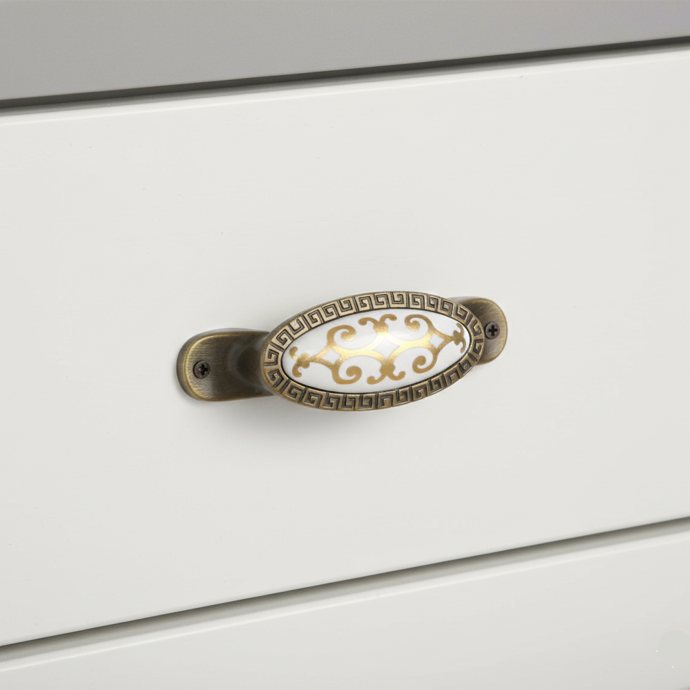 Arcana Arc Cup Pull – Ceramic drawer handle