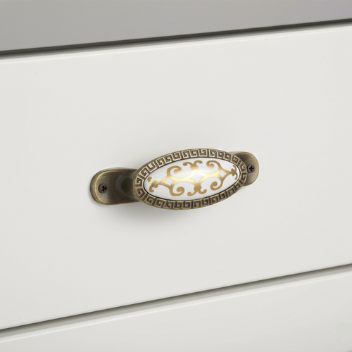 Arcana Arc Cup Pull – Ceramic drawer handle