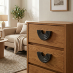 Semi-Circle Solid Brass Pull – Brass wardrobe handles