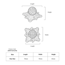 Solstice Sunburst Dome Knob – Ceramic Knob — view 6