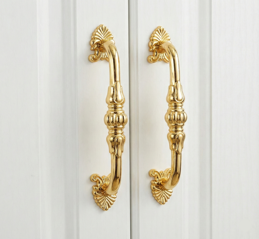 Regal Solid Brass Cabinet Handle – Brass drawer handle — view 2
