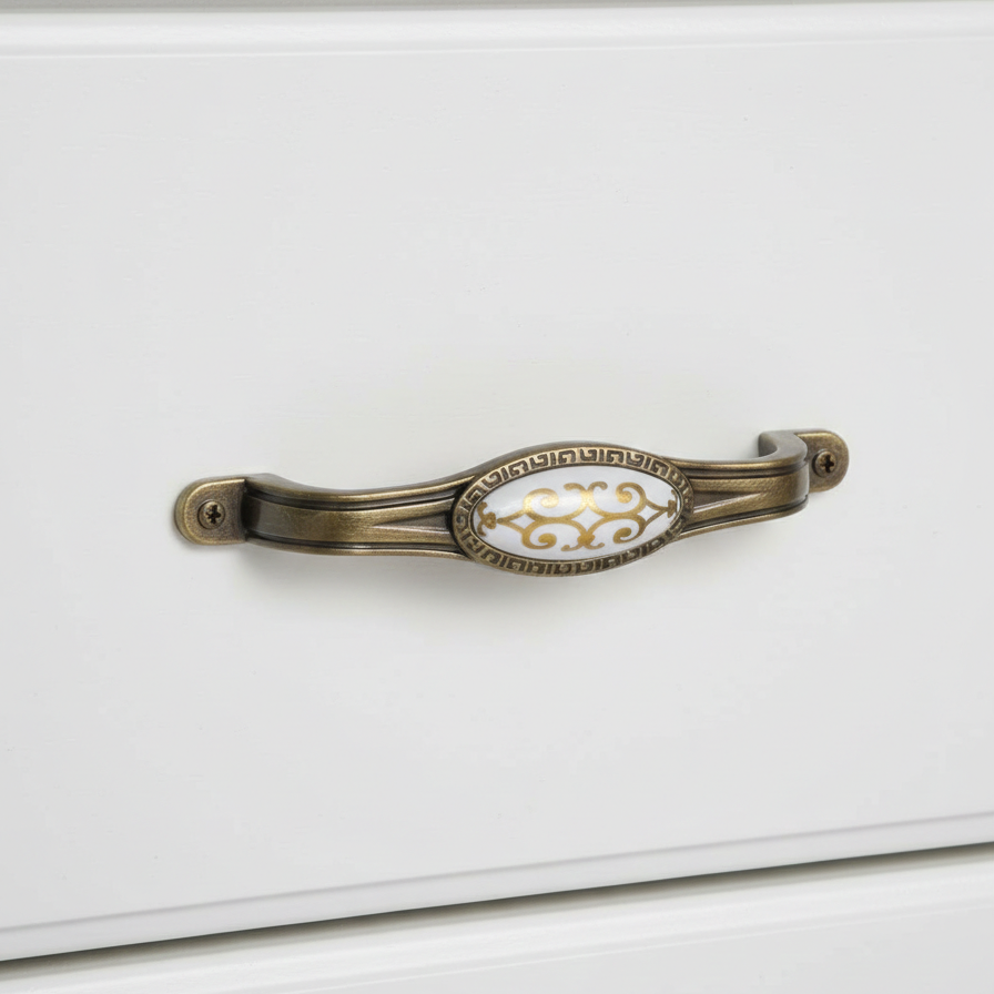 Arcana Arc Cup Pull – Ceramic drawer handle