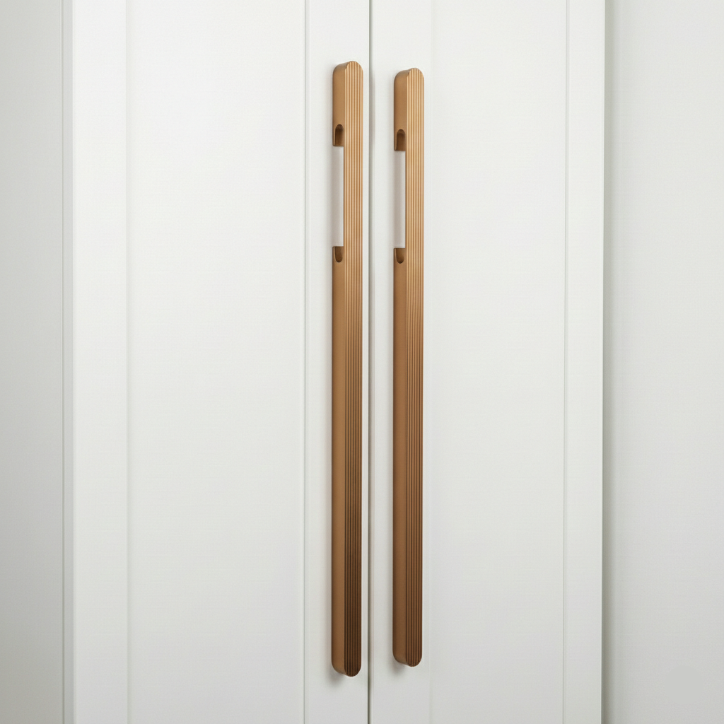 Satin Slim Wardrobe Handle – Aluminium wardrobe handles