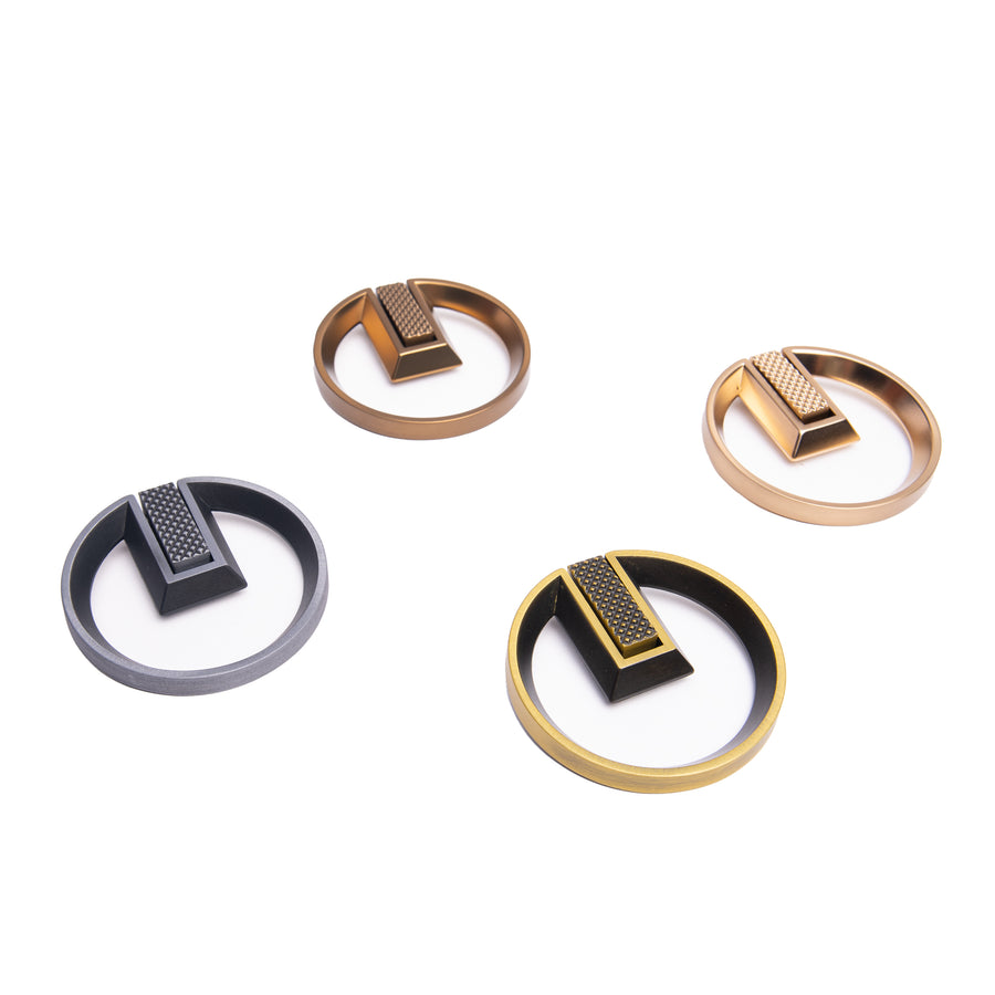 Cameo Arch Knob – Zinc Knob — view 5