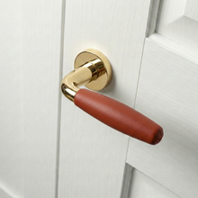 Couture Leather Mortise Set – Mortise Handles — view 2