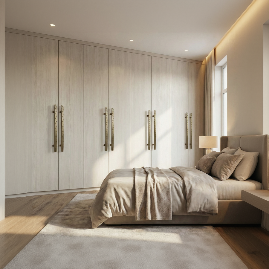 Curator Curved Brass Door Handle – Brass handles — view 4