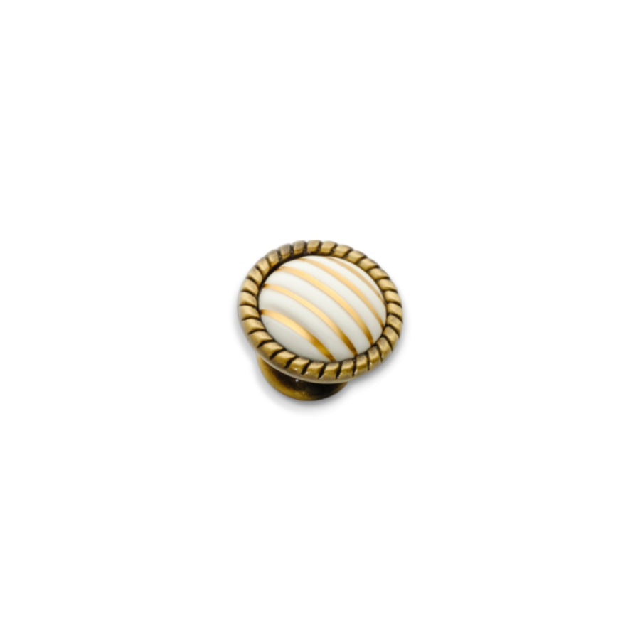 Contessa Gold-Line Bar Handle in White Gold – ceramic handle